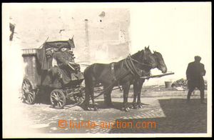 88267 - 1930 POPELÁŘI  koňský povoz popelářů, dle majitele Op