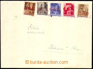 88319 - 1945 RIMAVSKÁ SOBOTA  letter franked with Hungarian stmps M