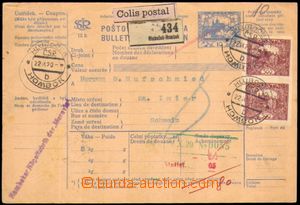 88493 - 1920 CPP11, whole international dispatch note to Switzerland
