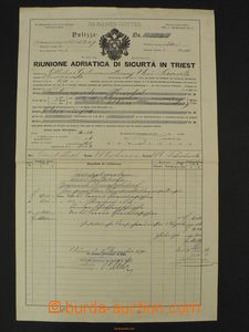 88597 - 1890 INSURANCE BUSINESS / NOVÉ SYROVICE  insurance document