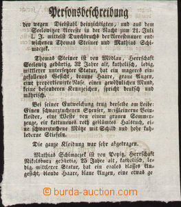 88615 - 1845 BRNO, WIEN  police order to return zadržené persons p