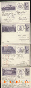 88620 - 1939-41 sestava 4ks maďarských obrazových dopisnic 16f, k