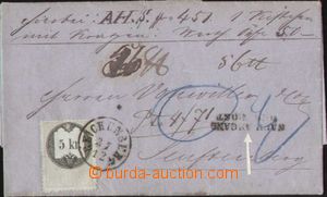 88658 - 1865 skládaný dopis + faktura (Mechanische Kratzenfabrik, 