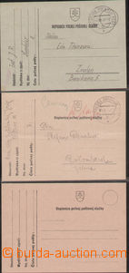 88718 - 1941 comp. 3 pcs of FP cards, CDS  Central office FP, distin