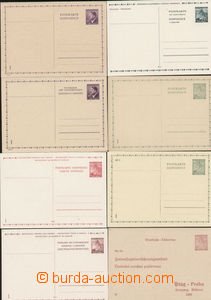 88804 - 1939-43 CDV2, 2, 5, 13, 14, 17, 18, k tomu dopisnice s  př