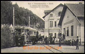 88938 - 1910? TRENČIANSKE TEPLICE - nádraží s detailním záběr