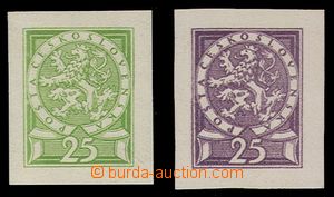 89680 - 1920 PLATE PROOF, comp. 2 pcs of plate proofs, refused desig