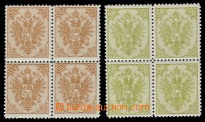 89727 - 1879 Mi.6 II. + Mi.8 II., knihtisk, ŘZ 12½, hodnoty 15