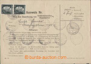 89754 - 1944 passport for taking-delivery postal stamps in/at novink