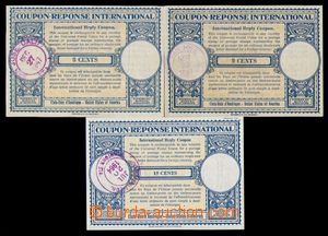 89766 - 1947-64 comp. 3 pcs of international reply couponc (IRC), 2x