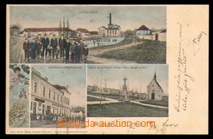 89922 - 1904 RUZYNĚ - 3-záběrová (střed obce, hřbitov, restaur