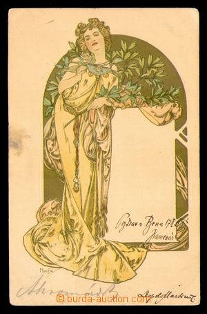89945 - 1902 MUCHA Alfons (1860–1939) Alegorie (ženská postava),