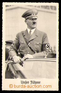 89951 - 1939 Hitler v autě (v uniformě), čb, poštovně nepoužit