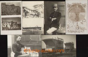 89956 - 1909-18 sestava 6 kusů reál pohlednic, 3x portrétní, 3x 