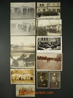 90614 - 1900-43 HASIČI  sestava 9ks pohlednic, fotopohlednice hasi
