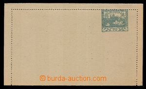 90793 - 1919 CZL1, Hradčany, šedý papír, s kompletními okraji, 