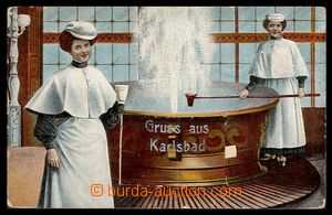 90824 - 1911 KARLOVY VARY (Karlsbad) - koláž s leporelem, barevné