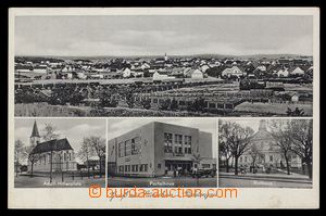 90830 - 1939 NÝŘANY (Nürschan) - čb 4-záběrová pohlednice (Ad