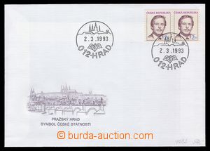 91091 - 1993 POB2, commemorative envelope with 2 stamp. Pof.3, speci