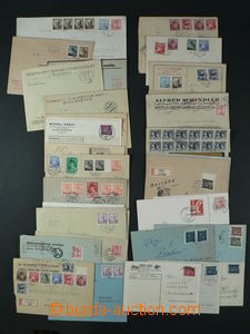 91102 - 1945-46 CZECHOSLOVAKIA 1945-92  selection of 40 pcs of entir