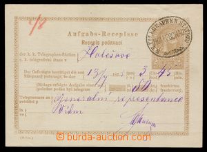 91147 - 1874 Mi.TA2, Mailing card for telegram, German - Czech varie