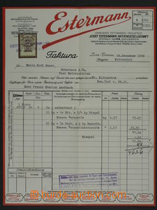 91614 - 1928 AUSTRIA  identification entire, Estermann, Linz-Donau, 