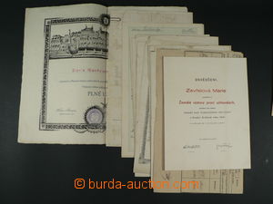 91666 - 1902-41 OSOBNÍ DOKUMENTY  sestava dokumentů, křestní lis