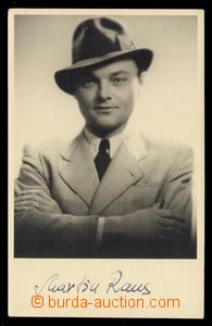 91767 - 1930 RAUS Martin (1910–1966), český herec, vlastnoručn