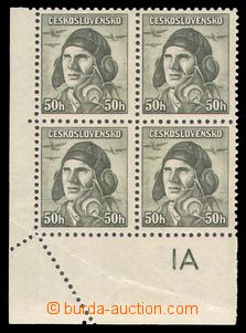 91831 - 1945 Pof.393, Londýnské vydání 50h, levý dolní rohový
