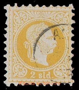 91904 - 1867 LEVANT  Mi.1 IIA, value 2Sld, fine print, forgery thimb