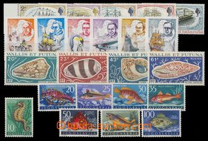 92034 - 1980-90 SHIPS, FISHES  selection of 23 pcs of stamps, Falkla
