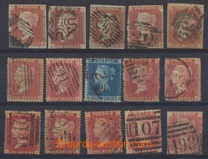 92051 - 1841-64 comp. 15 pcs of stamps issue Queen Victoria, contain