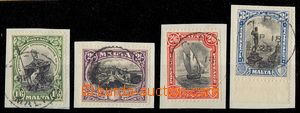 92074 - 1926 Mi.126-129, incomplete set postage stmp., values 1,6Sh 