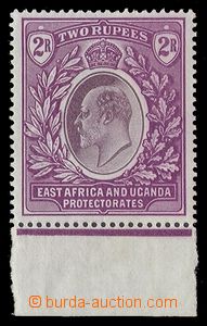 92092 - 1904 Mi.10, Eduard VII., hodnota 2Rp, krajový kus, vzadu č