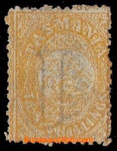 92102 - 1863 kolková zn. Mi.8D, Sv. Jiří s drakem, hodnota 10Sh, 