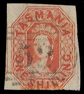 92104 - 1858 Mi.13, Královna Viktorie, koncová hodnota 1Sh, velmi 