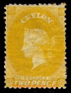 92312 - 1863 Mi.32 I., Královna Viktorie, hodnota 2p, drobné vodor