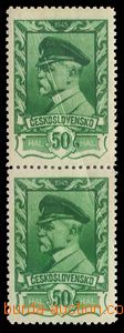 92495 - 1945 Pof.384, Moscow-issue 50h, vertical pair, over both sta