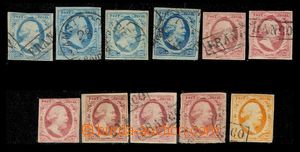 92502 - 1852 comp. 11 pcs of classical stamp., contains Mi.1 - 4 pcs