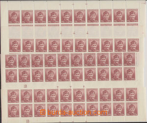 92824 - 1945 Pof.396, Londýnské vydání 1,50Kč, 2x horní a doln