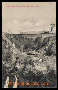 93053 - 1901 TASMANIA - železniční most - výstavba, vlak, DA, pr