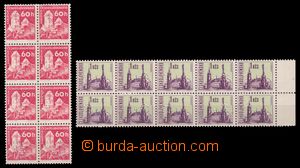 93112 - 1960 Maxa P3, block of 8 stamps Pof.1106 + blk-of-10 stamps 