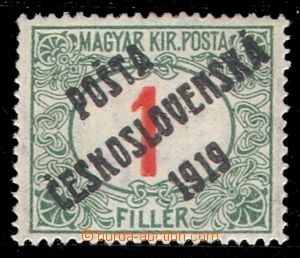 93360 -  Pof.131, Doplatní - červená číslice 1f, IV.typ, zk. St