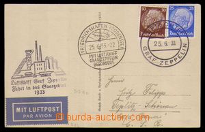 93649 - 1933 pohlednice (letadlo Dornier DO X) adresovaná do ČSR, 