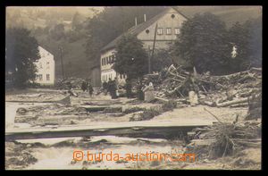93739 - 1916 DESNÁ (Tiefenbach) - záběr na zničenou budovu po pr