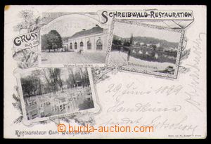 93753 - 1899 PISÁRKY (Schreibwald) - 3-okénková, restaurace Carl 