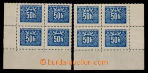 93832 - 1946 Pof.D69, Hlubotiskové vydání 50h, levý a pravý dol