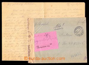 93858 - 1944 CENSORSHIP  letter sent by FP 47953, CDS VYSOKÉ MÝTO 