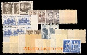 93944 - 1953 sestava zajímavostí na 15 známkách nové měny, cel