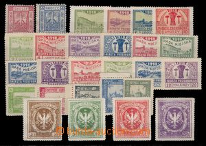 94180 - 1917-18 LOCAL ISSUE / PRZEDBÓRZ, LUBOML  selection of 27 pc